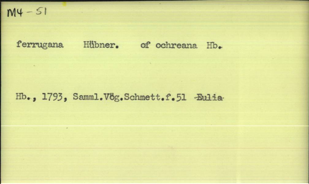 front of card